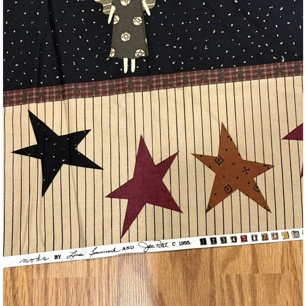 Vtg Moda ANGEL Stripe Cotton Fabric Quilt Bundle Moda Barmmock & Patak Xmas